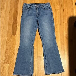 Quince Light Blue Flare Jeans